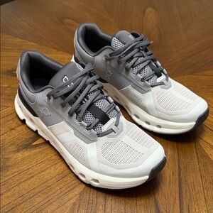 On Running Men's Black and White Sneakers